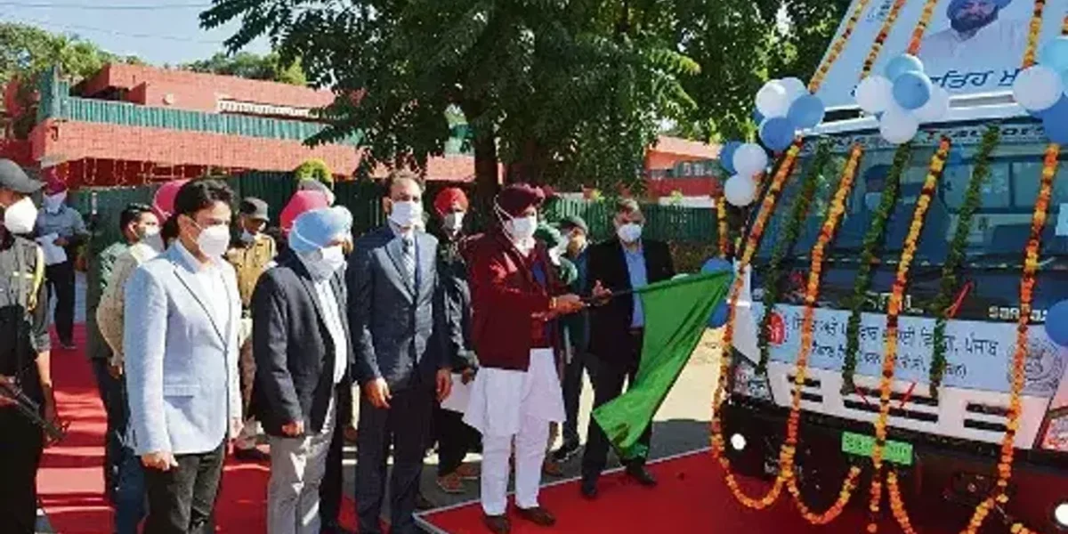 Punjab health minister flags off 7 IEC vans