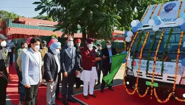 Punjab health minister flags off 7 IEC vans