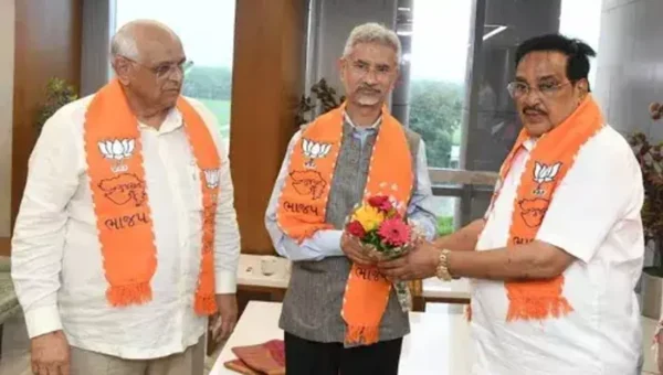 Jaishankar files Rajya Sabha nomination from Gujarat