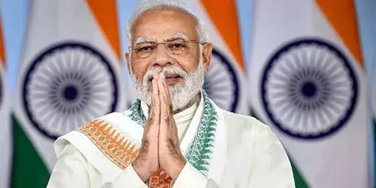 PM Narendra Modi lays foundation of Sant Ravidas temple at Badtuma, Madhya Pradesh