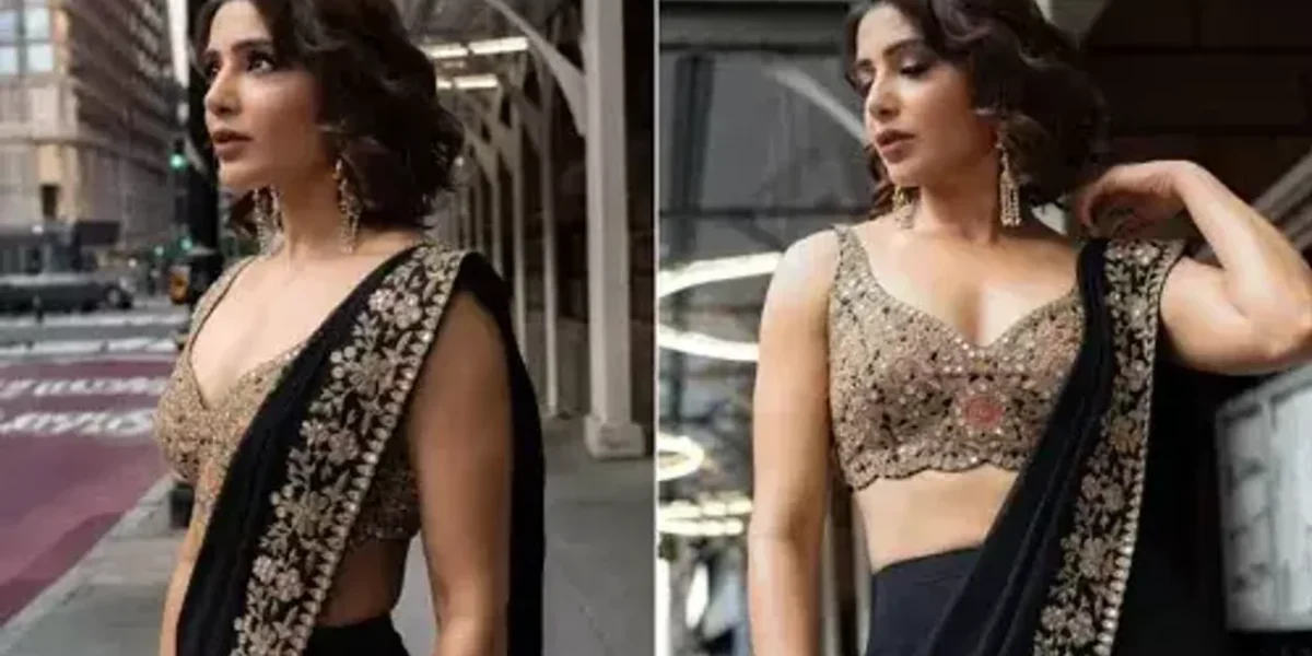 Samantha Ruth Prabhu takes over New York in an exquisite Arpita Mehta sari