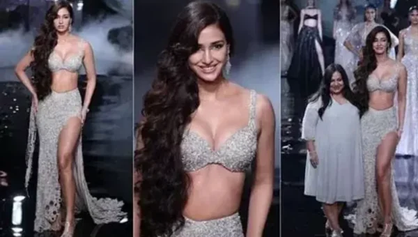 Disha Patani walks the ramp for fashion designer Dolly J at India Couture Week 2023