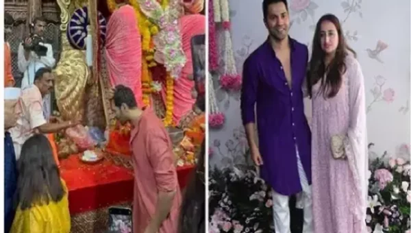 Mumbai: Varun & Natasha, Kartik Aryan and more Celebs welcome Ganpati Bappa On Ganesh Chaturthi