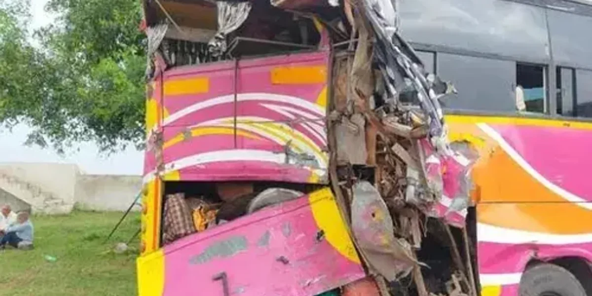 12 pilgrims from Gujarat killed as trailer rams into bus in Bharatpur