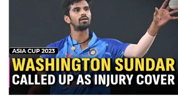 Washington Sundar is lined up as injury cover for Axar Patel ahead of Asia Cup 2023 final