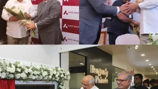 Gujarat Chief Minister Bhupendra Patel inaugurates Axis Bank’s 5000th branch in Ahmedabad