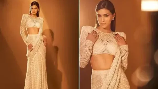 Kriti Sanon redefines elegance in a stunning lehenga sari