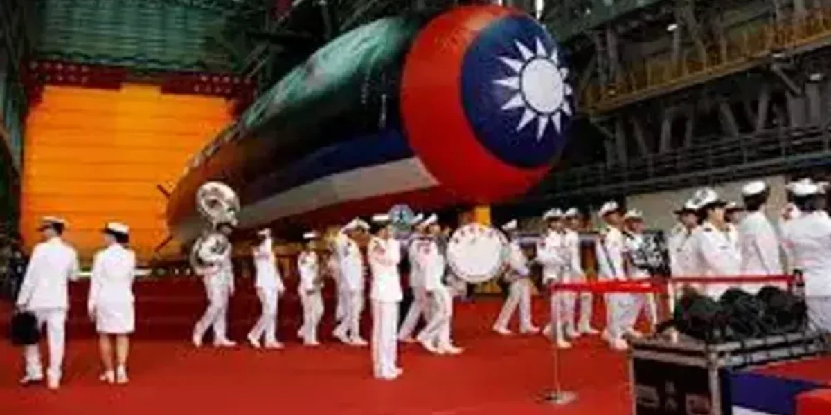 Taiwan launches its first indigenously made submarine for testing