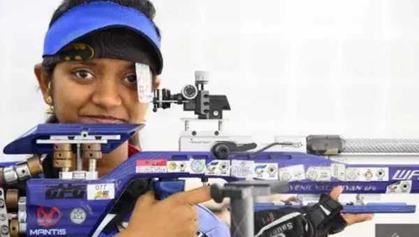 Indian shooter Elavenil Valarivan wins Gold medal in women’s 10 metre air rifle event at ISSF World Cup