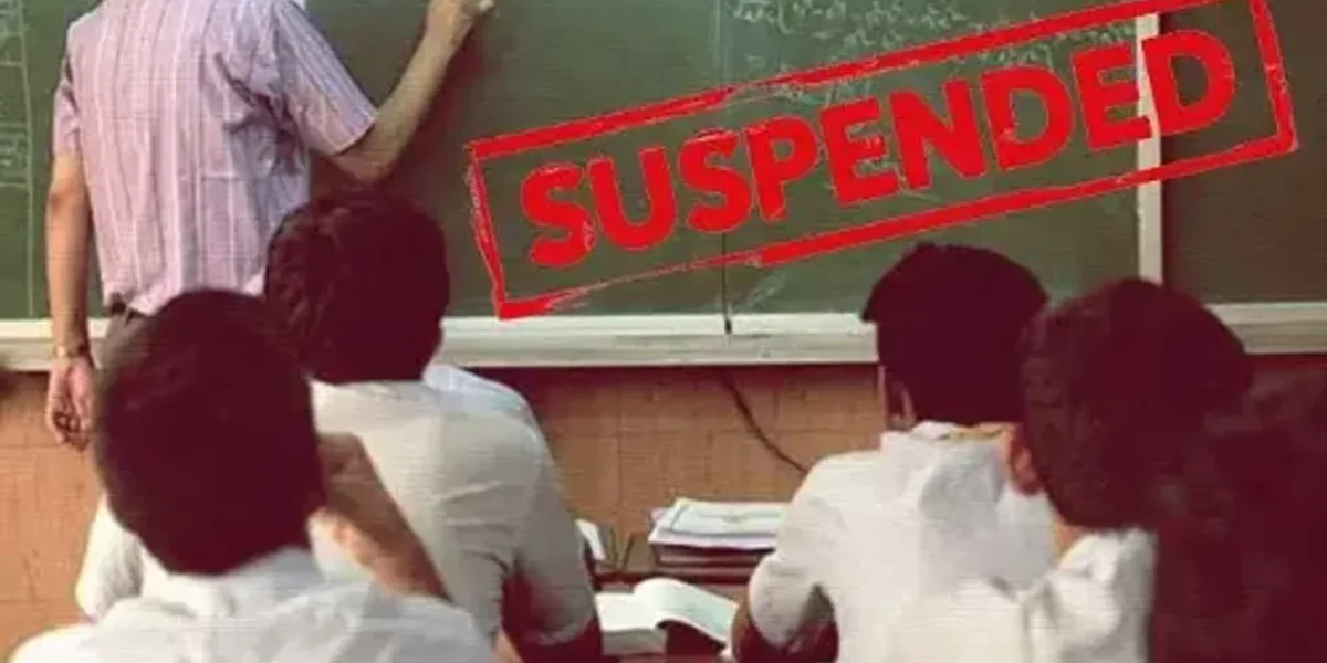 Teacher suspended for molesting student in Ahmedabad