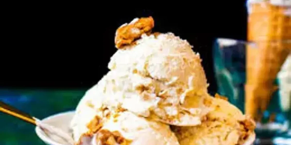 Butterscotch Ice Cream Recipe: Butterscotch Ice Cream unlike other ice creams has a crunchy flavor to it.