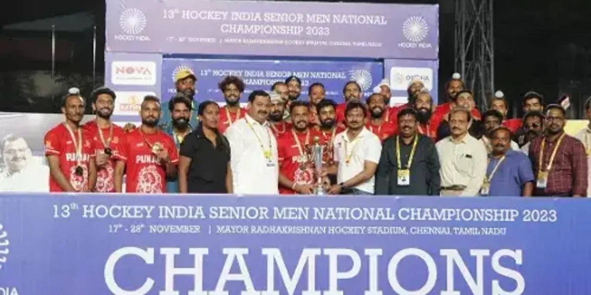 Punjab defeats Haryana to clinch 13th senior men’s national hockey championship in thrilling penalty shootout in Chennai