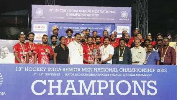 Punjab defeats Haryana to clinch 13th senior men’s national hockey championship in thrilling penalty shootout in Chennai