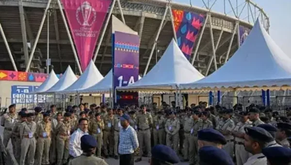 6,000 Cops to turn Gujarat stadium into fortress as PM Modi turns up to cheer for India against Oz on Sunday