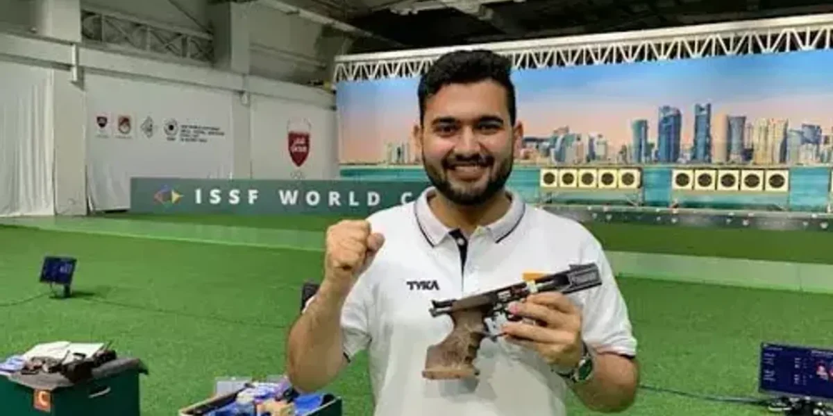 Anish Bhanwala wins bronze medal in men’s 25m rapid fire pistol event at ISSF World Cup Final 2023