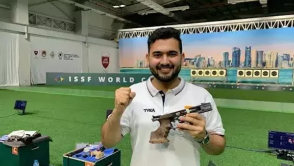 Anish Bhanwala wins bronze medal in men’s 25m rapid fire pistol event at ISSF World Cup Final 2023