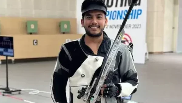 Aishwary Pratap Singh Tomar wins gold medal in men’s 50m rifle 3 positions individual event at Asian Shooting Championship in Changwon, South Korea