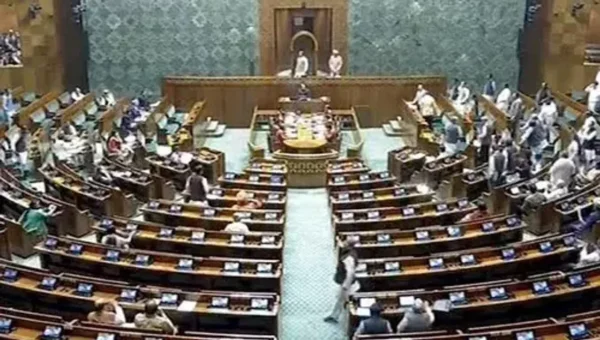 Both Houses of Parliament adjourned till 2 p.m. amid pandemonium over Lok Sabha security breach issue and suspension of opposition MPs