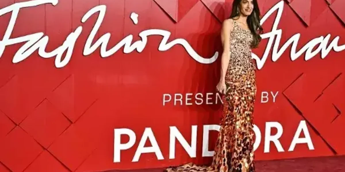 Amal Clooney glitters on 2023 Fashion Awards red carpet