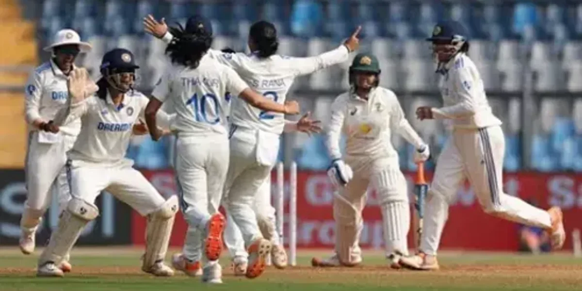 India beat Australia by eight wickets in one-off Test