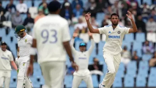 Men’s Test Cricket match: India bowled out for 245 runs in first innings against South Africa