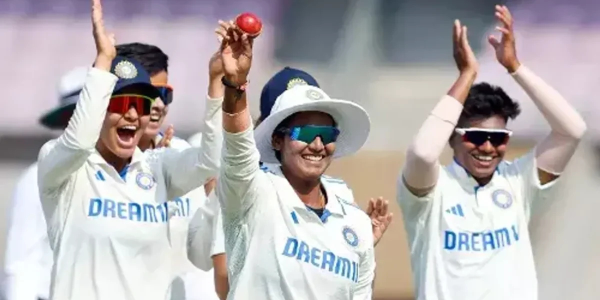 In women’s cricket, India thrashed England in one-off Test match in Mumbai by margin of 347 runs