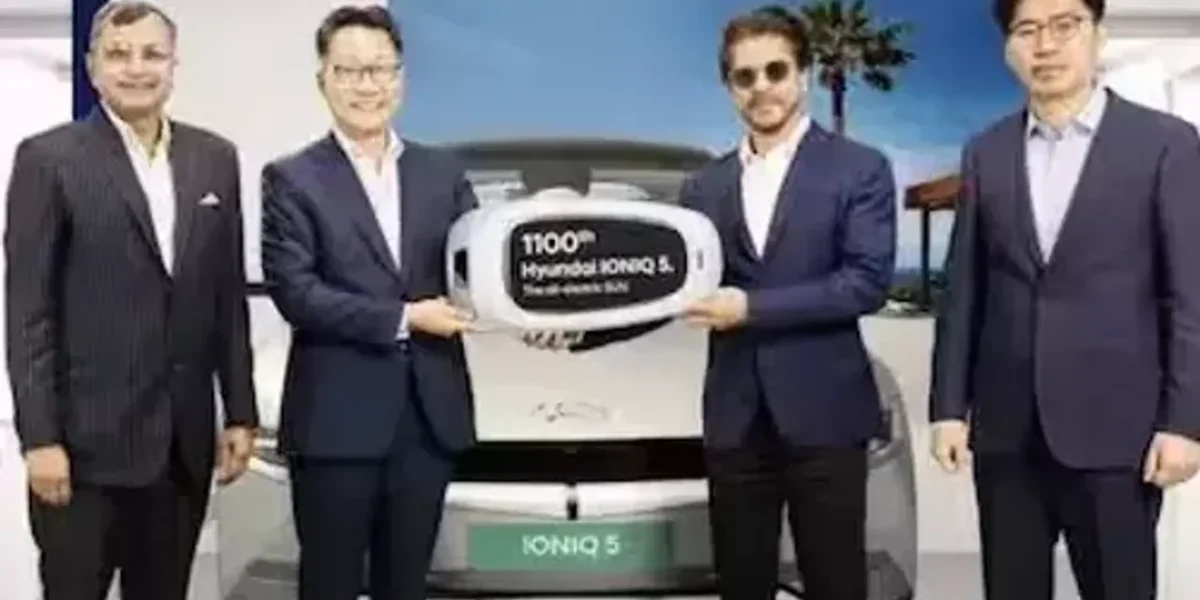 Hyundai delivers 1,100th Ioniq 5 electric SUV in India to Shah Rukh Khan