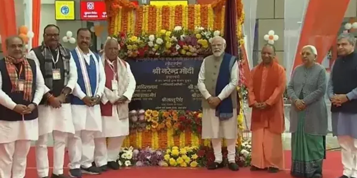 PM Modi inaugurates redeveloped Ayodhya Dham Junction Railway Station at Ayodhya