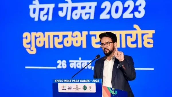 Union Minister Anurag Singh Thakur formally inaugurates first-ever Khelo India Para Games in New Delhi