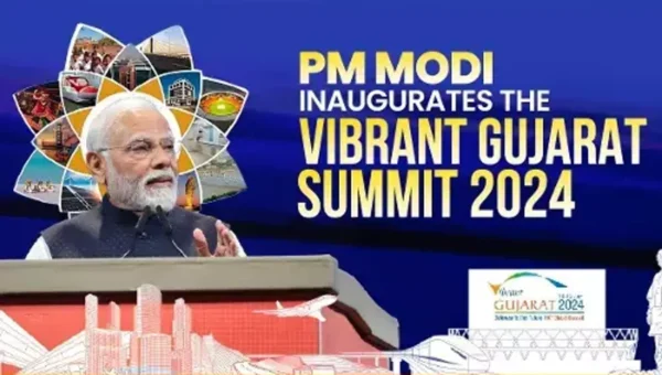 PM Narendra Modi inaugurates Vibrant Gujarat Global Summit in Gandhinagar
