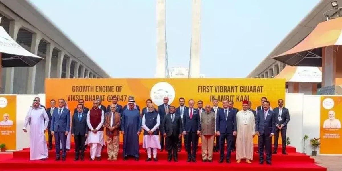 Industry leaders pledge investments worth over 2.38 lakh crore rupees at Vibrant Gujarat Global Summit