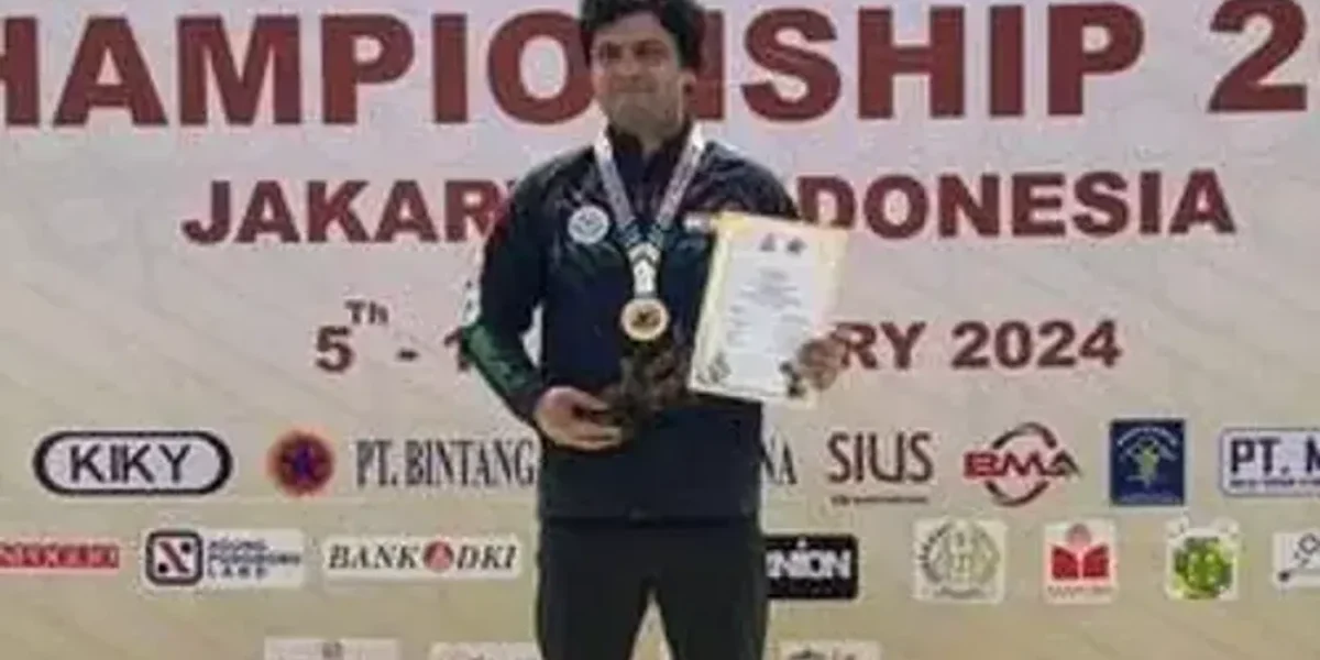 India’s Yogesh Singh wins gold medal in men’s 25m standard pistol event at Asian Shooting Championships, Jakarta