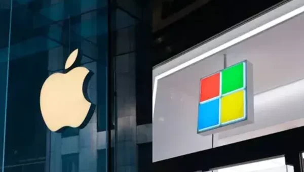 Microsoft briefly overtakes Apple as world’s most valuable company