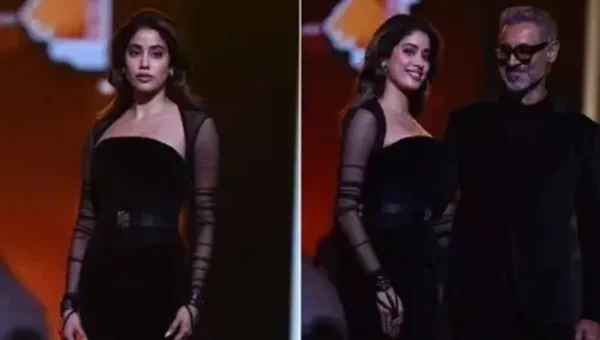 Janhvi Kapoor’s showstopping entry at Filmfare Curtain Raiser for designers Shantanu and Nikhil
