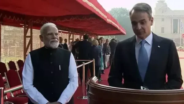 PM Modi holds talks with his Greek counterpart Kyriakos Mitsotakis in New Delhi