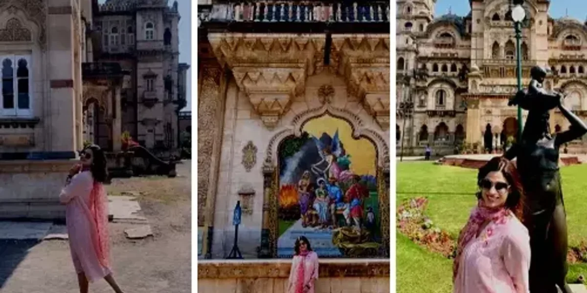 Shamita Shetty’s enthralling encounter with history and heritage of the majestic Lakshmi Villa Palace