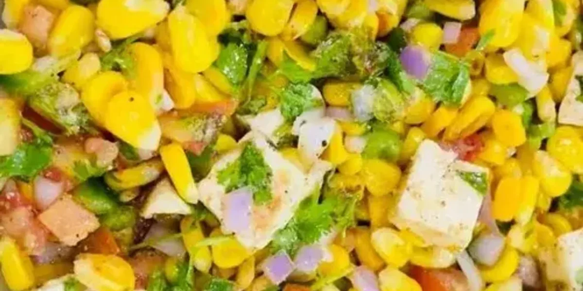 Paneer and Corn Chaat Recipe: This easy-to-make recipe will be loved by fitness freaks