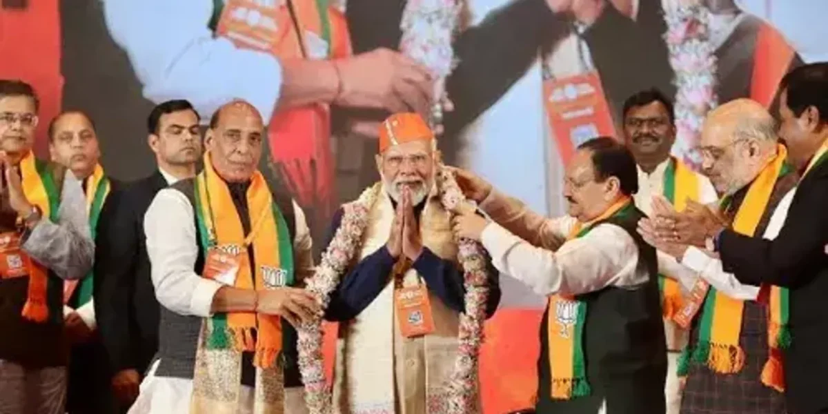 PM Modi to give valedictory address on final day of BJP National Convention at Bharat Mandapam