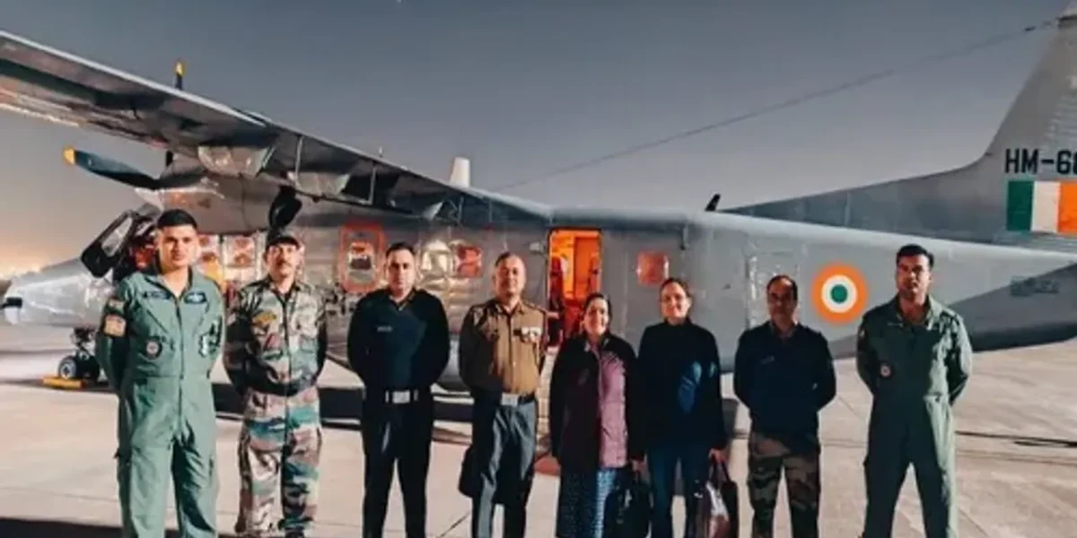 IAF Deploys dornier aircraft at short notice to transport liver from Pune to Delhi