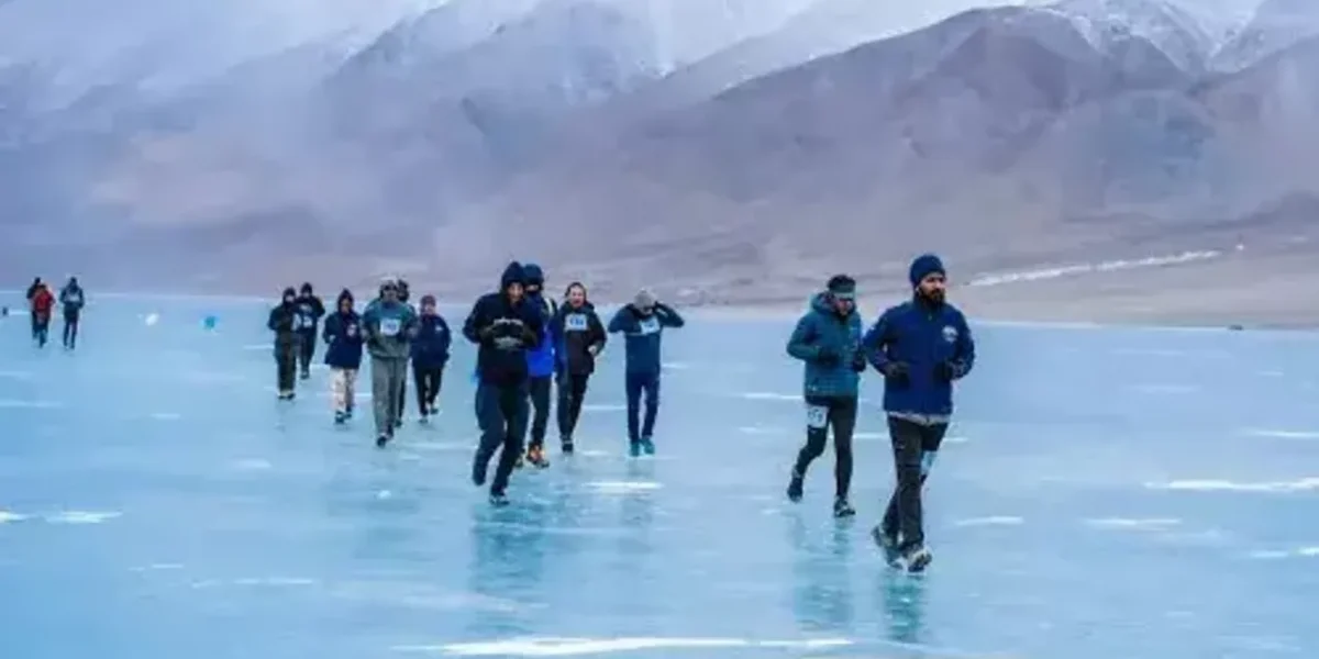 Pangong frozen lake marathon to be held on Feb 20