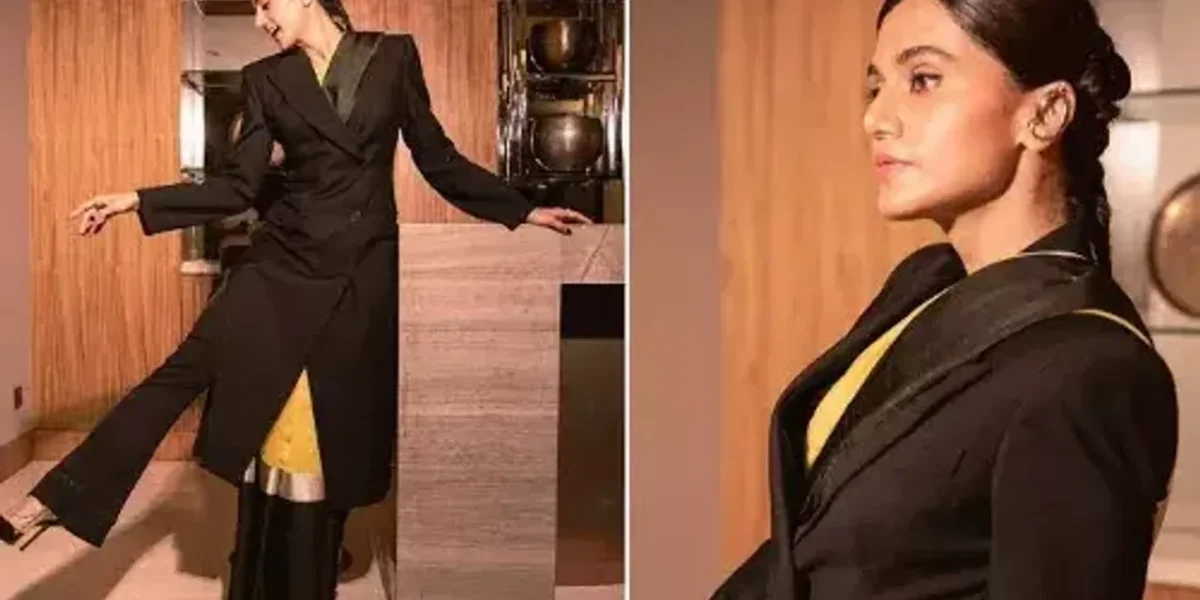 Taapsee Pannu’s romance with saree mixes modern and desi fashion