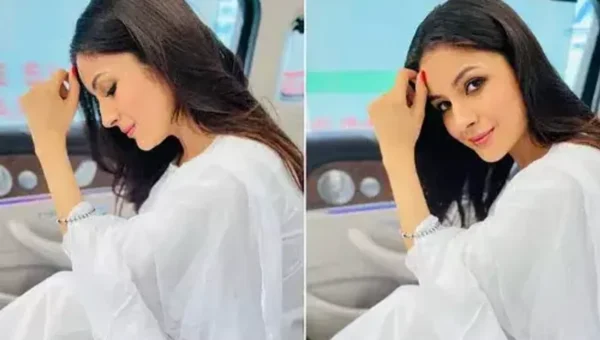 Shehnaaz Gill drops stunning pictures in white salwar suit