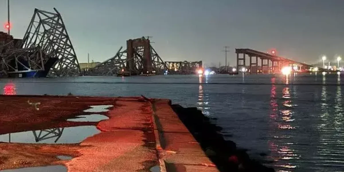 Baltimore bridge collapse: Two people rescued, tide hinders search efforts