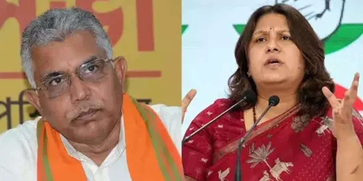 BJP’s Dilip Ghosh, Congress’s Supriya Shrinate get EC notice over ‘undignified’ remarks