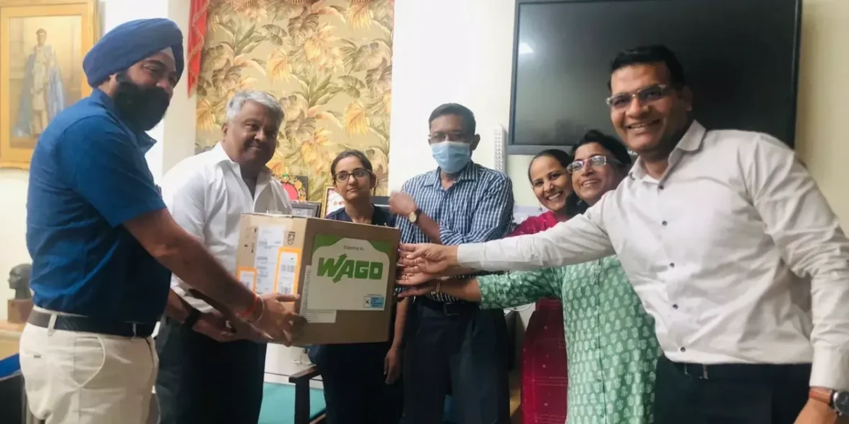 Two PHILIPS G30E Patient Monitor EtCO2 has been donated by WAGO, VADODARA to SSGH Hospital