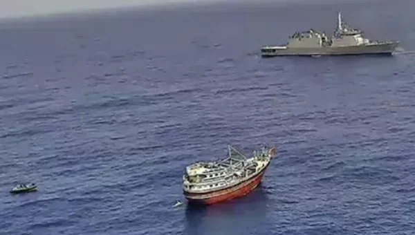 Indian Navy rescues 23 Pakistani nationals from somali pirates in Arabian Sea