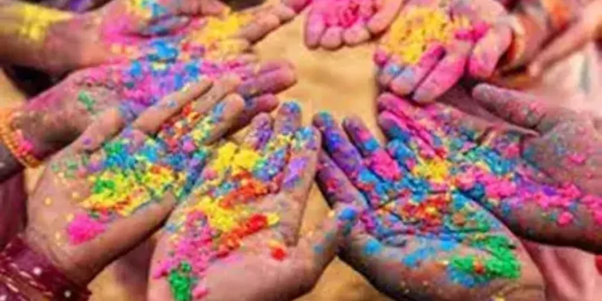 Festival of colours Holi being celebrated throughout country