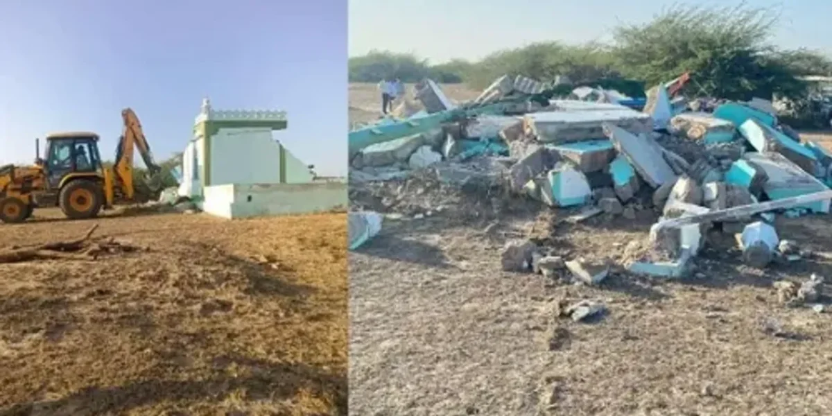 Gujarat: Government bulldozes 2 dargahs in Kutch, encroachment removal campaign intensifies