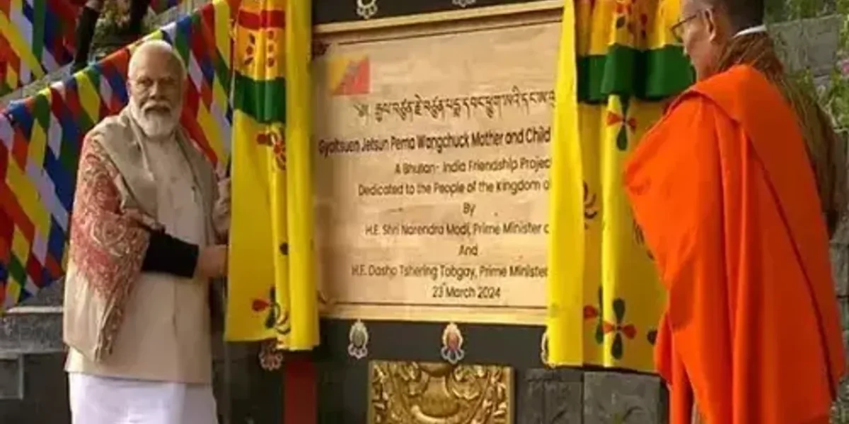 PM Modi inaugurates Gyaltsuen Jetsun Pema Mother and child hospital in Bhutan