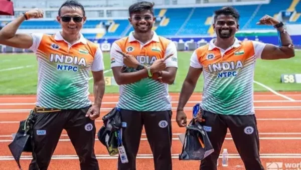 Indian Men’s Team defeats South Korea at archery World Cup in Shanghai